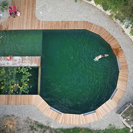 Grand Gite Les Cabanes De Fallot Pour 19 Personnes - Piscine Naturelle L'isle-Bouzon ภายนอก รูปภาพ